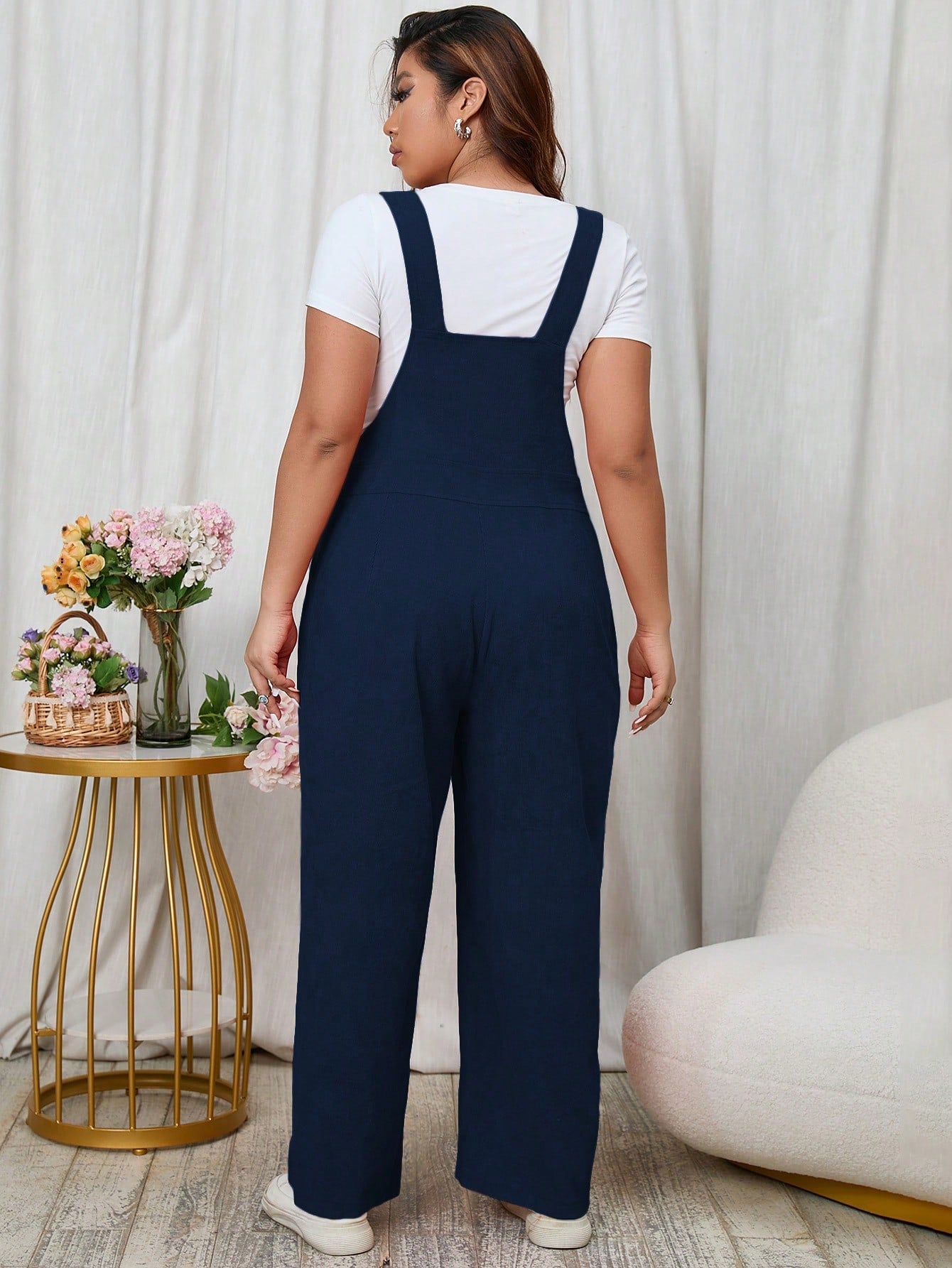 Macacão feminino Caroline. Plus Size