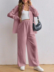 Conjunto Feminino Maternidade Casual de calça e blusa Mary