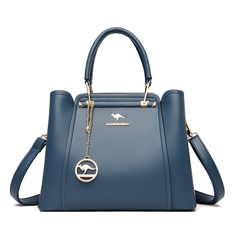 Bolsa Feminina de Couro Legítimo Luxuosa Corelle