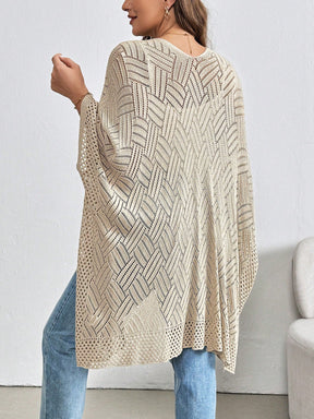 Suéter de Lã Feminino com Detalhe Vazado - Melissa.Plus Size