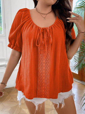 Blusa Feminina Manga Curta Talita. Plus Size