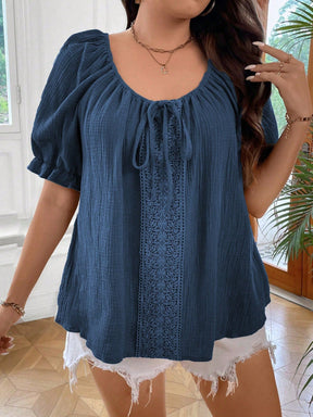 Blusa Feminina Manga Curta Talita. Plus Size