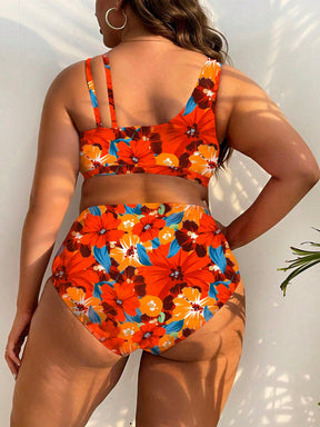 Biquini Feminino cintura alta Leia. Plus Size