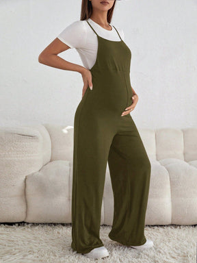 Macacão Feminino Maternal com alcinhas Victória