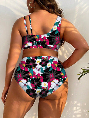 Biquini Feminino cintura alta Leia. Plus Size