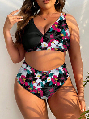 Biquini Feminino cintura alta Leia. Plus Size