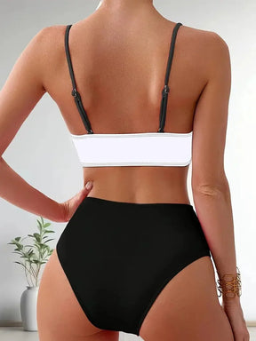 Biquíni Feminino Cruzado Duas Cores Mavie