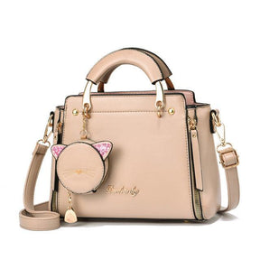 Bolsa Feminina Casual Cat Bella + acessório