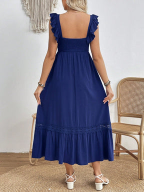 Vestido Feminino Maternal com manga voadora Mimi